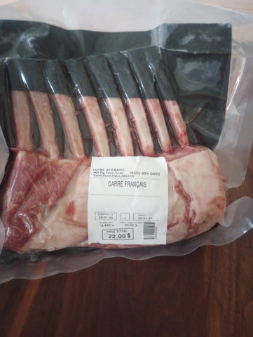 Carré français d'agneau