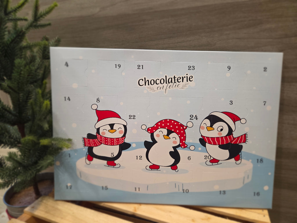 Calendrier moulage pingouins