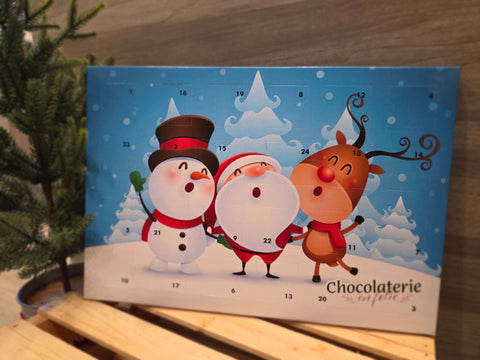 Calendrier moulage bleu