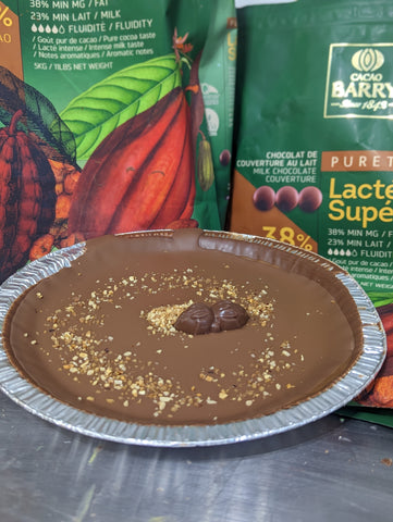 Tarte praliné au chocolat noir ou chocolat au lait
