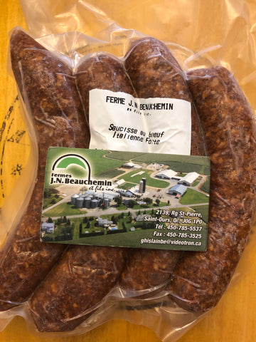 Saucisse italienne forte