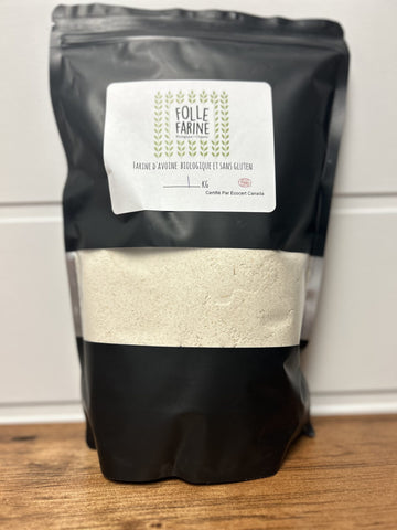 Farine d'avoine sans gluten bio