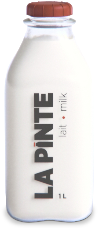Lait La Pinte 2 % mg