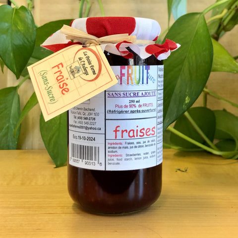 Confiture sans sucre: Fraises