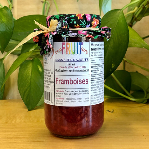 Confiture sans sucre: Framboises
