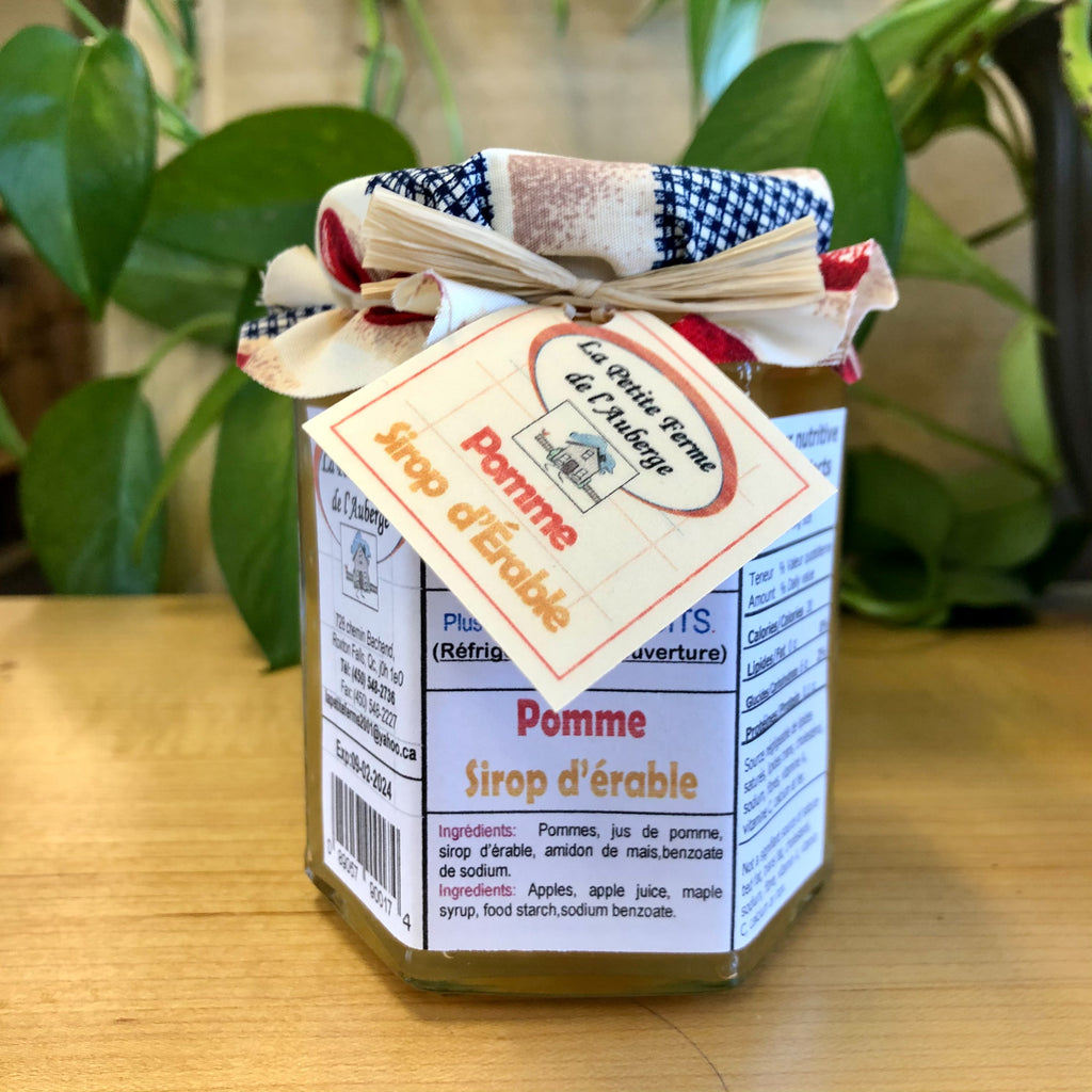 Tartinade: Pomme - sirop d'érable