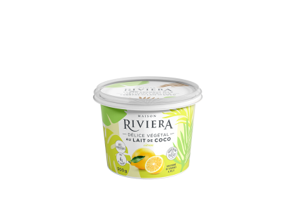 Délice végétal au lait de coco au citron