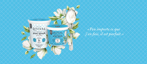 Yogourt grec nature 0% m.g., sans sucre