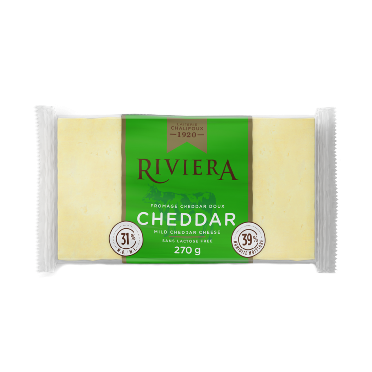 Fromage Cheddar doux bloc Riviera