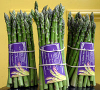 Demoiselles ou asperges de grosseur moyenne
