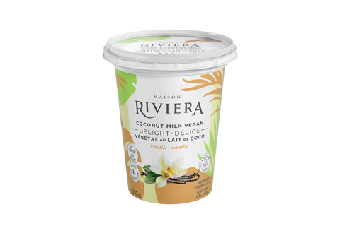 Délice végétal au lait de coco à la vanille