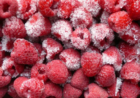 Framboises congelées