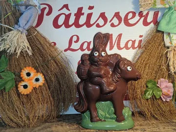 Chocolat de Pâques: lapin cheval