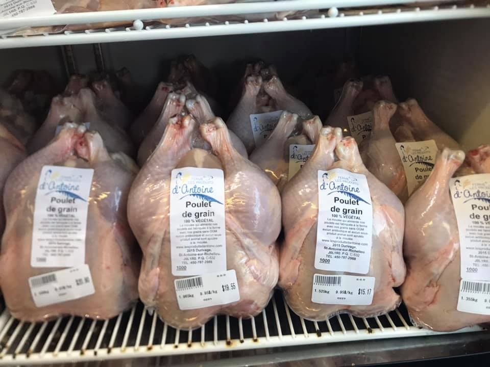 Poulet de grain entier