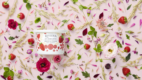 Délice végétal à l'avoine - Fraise