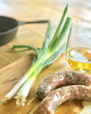 Saucisses échalotes et vin blanc