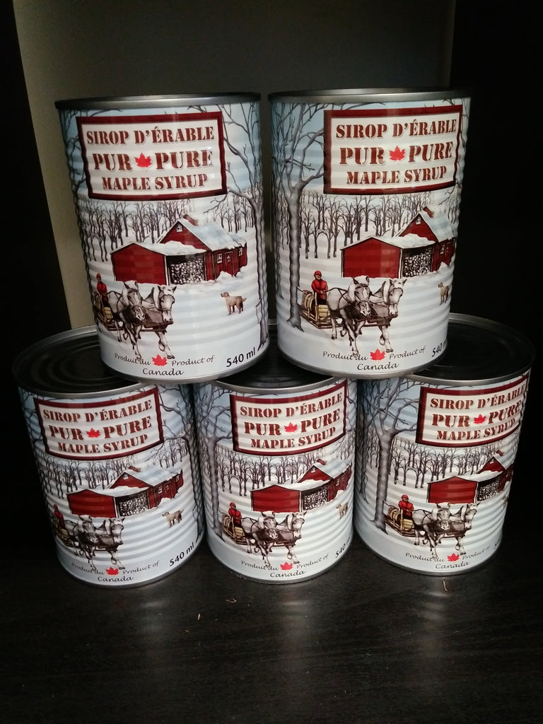 Sirop d'érable ambré