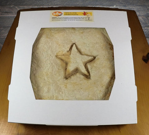 Tarte au sirop d'érable et poires