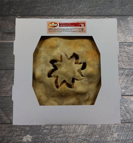 Tarte au sirop d'érable et pommes