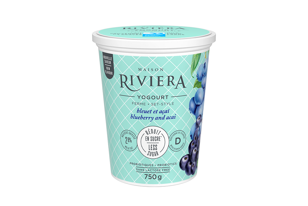 Yogourt ferme bleuet et açai