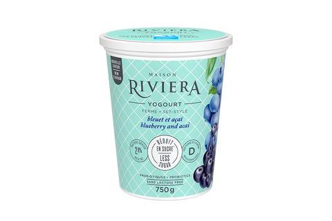Yogourt ferme bleuet et açai